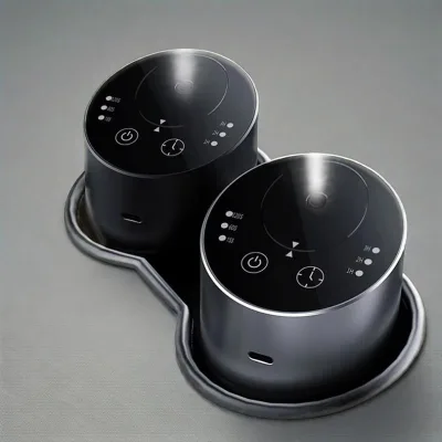 Intelligence Luxury Portable Electric Perfue Essential Oil Aroma Diffuser Machine Wireless Waterless Car Oil Fragrance Diffuser
