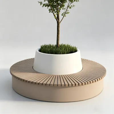 High End Exterior Bench UV Resistant Public Stools for Airport Terminal Outdoor Lobby
