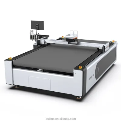 AOL Canvas Oxford Cloth Cutting Solutions PVC Tarpaulin Non-woven Fabrics Digital Knife Cutting Machine