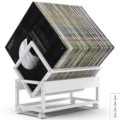 Simple Vinyl Record Storage Rack CD Display Rack Metal Record Storage Holder