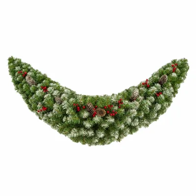 Christmas Door Hanging PVC Antler Ornament Handmade 60-150cm Christmas Tree Decoration Mall and Store Window Display Piece