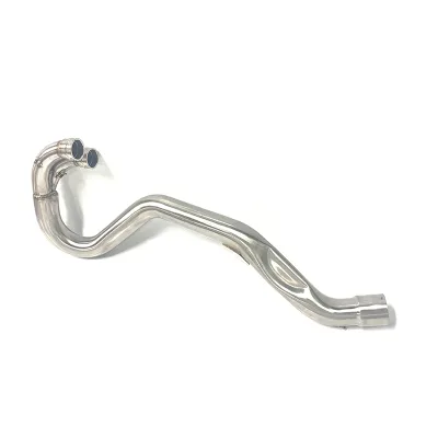 Exhaust Escape for KT 400-525 MXC/EXC/XC 525 SX 560 SMR Power Bomb Front Exhaust Header Pipe 50.5mm Fit the Stock Muffler
