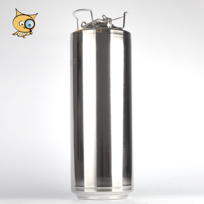 All in Brew 304 Stainless Steel Homebrew Bar Beer Keg Soda Keg Ball Lock 6.5Gal 24.5L Cornelius Corny Keg for Nitro Coffee