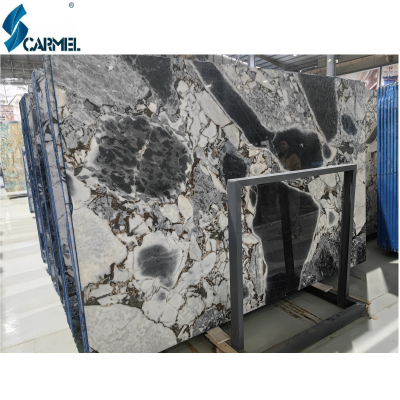 Decorative Marble Elephant White Marble With Blue Veins Ocean Storm Marble for Flooring Tiles and Wall Cladding Panel