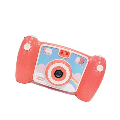 2024 New Arrival Double Handle 2.0 Inch Rechargeable Digital Kids Toy Video Camera with Game for Children