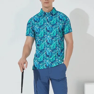 Breathable Quick-Dry Customized Logo Classic Fit for on and off the Course Stylish Men's Golf POLO Shirt