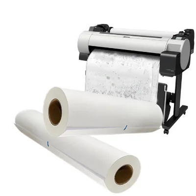 Factory40 80 120grs 24\" X 150\" Uncoated Recyclable Smooth Engineering CAD Paper Rolls Ink Jet for Printing Grocery CAD