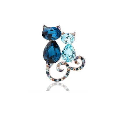 Fashionable Cute Cat Brooch for Women, Exquisite Design, Personality Brooch, Temperament, Niche, Light Luxury Brooch Accessories