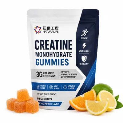 Custom Formula Creatine Gummy with 3g Per Serving for Runners Power Endurance Race Day Energy and Boost