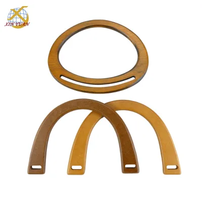 Luxury Natural Wood Handle Handbag Parts-Low Price Wholesale Customizable Sizes