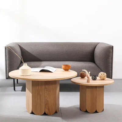 Nordic-style Wood Small Coffee Table Simple End Table Sofa Side Table Corner Table Trendy Mini Table Home Furniture for Milk Tea