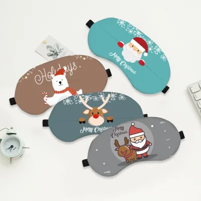 Christmas Customized New Eye Masks Breathable Sleep Eye Masks for Men and Women
