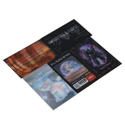 Manufacturer Custom 3D Lenticular Card Plastic Custom Size Cartoon Animal Photo Printing Garbage Mailing Grocery Use