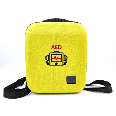 Hot Selling Cardiac Resuscitation Defibrillator Case Shockproof AED Case Outdoor First Aid Medical Bag