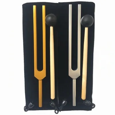 C256 Aluminum Alloy Tuning Fork Hammer Kit Hearing Diagnostic Sound Vibration Healing Accessory Fabric Hammer for Customization