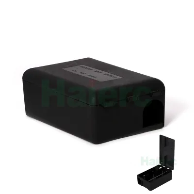 Child Safe Tamper Mouse Bait Station Durable Weather Proof Rodent Bait Box Easy Install Mouse Trap for Garden Garage Wall