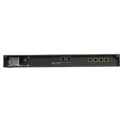 VoIP PBX Office Phone System IPX3000-4E1 4 SPAN E1/T1 Trixbox Compatible Intel Atom N270 1.6GHz 2GB DDR2 Black Rack Mountable