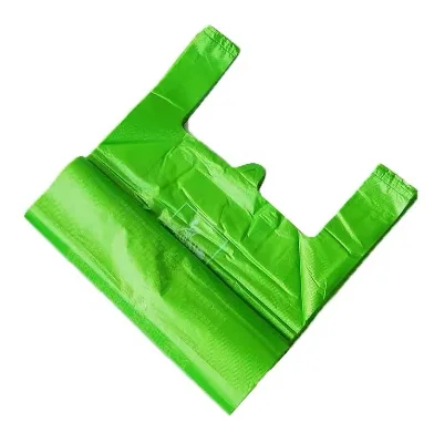 Pe T-shirt Bags Customized Print Recyclable Plastic Grocery Bags