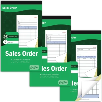 Wholesale Custom NCR Book Carbonless Paper Sales Order and Cash Custom Receipt Copy Invoice Book Multipurpose
