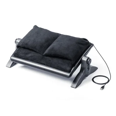 Custom Soft Plush Electric USB Feet Warmer for Winter Home Office Relaxing