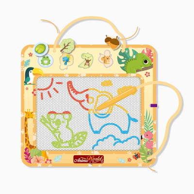 BEFLY Preschool Learning Educational Graffiti Drawing Board for 5-7 Year Olds Plastic Material