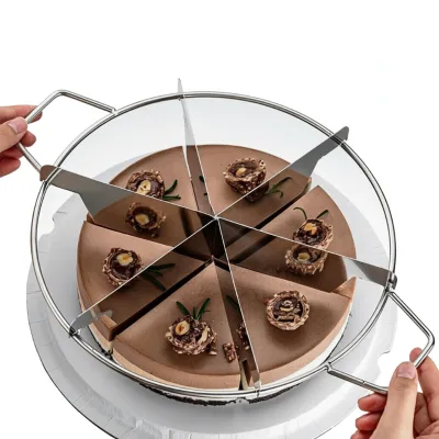 4-10 Slice Stainless Steel Divider Precision Home Kitchen Bakeries Tool