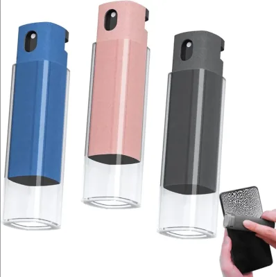 Kuliwei 2 in 1 Portable Touch Screen Cleaning Spray Bottle With Microfiber Cloth for Phone Screen Cleaner