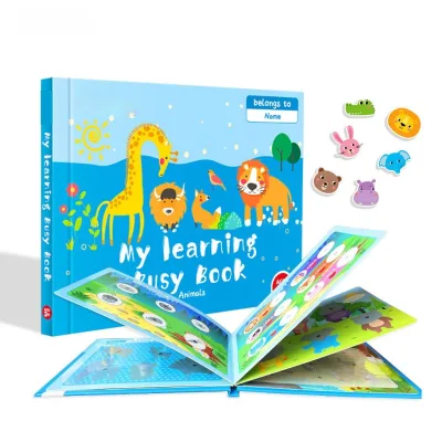 Kids My Busy Book Montessori Busy Book Handmade Preschool Busy Book