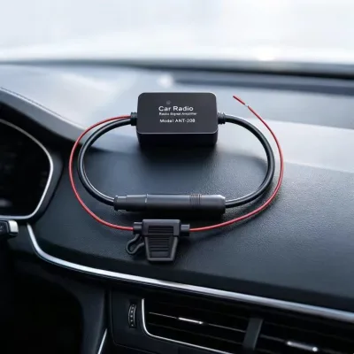 ANT-208 Car FM AM Active Antenna Amplifier Auto Radio Aerial Signal Booster