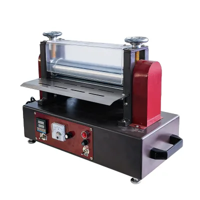 Automatic Leather Flanging Shoulder Strip Embossing Pressing Machine with Heating Function for Leather Production