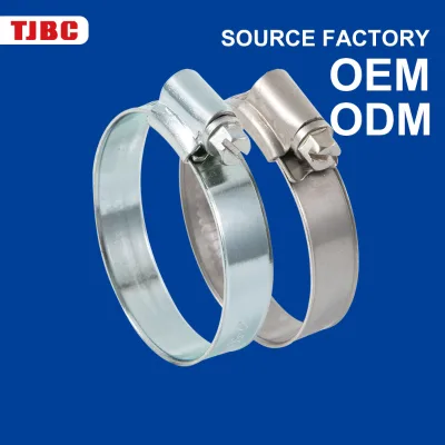 Factory Direct British Type Pipe Clamp Durable Worm Gear Hose Clamp General Industrial Fastener