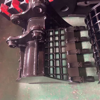 Excavator Skeleton Bucket for Riverbed Cleaning
