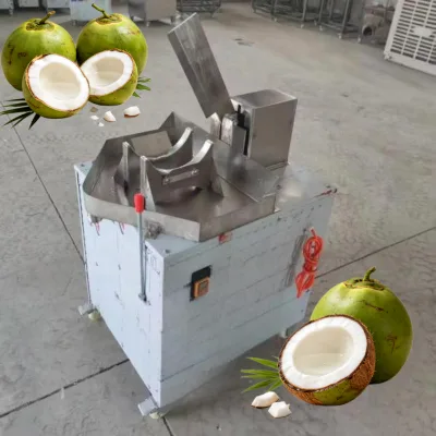 Newly Upgraded High Capacity Coconut Half Cutting Machine Solid Structure Cutter for Large Output Coconut Fruit Processing