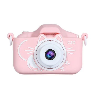 Digital Camera Face Recognition Focus Girls Toddler Camcorder Holiday Travel - Cartoon Kids Photo Camera