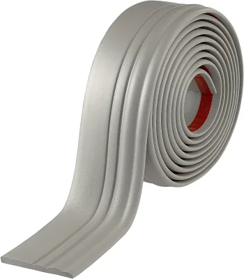 Flexible Wall Base Moulding Trim Peel and Stick Rubber Baseboards Molding 16.4 Ft Self-Adhesive Feet Vinyl Wall Base Cove Base