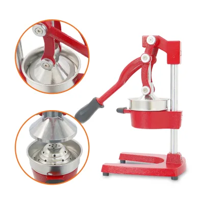 Factory Direct Stainless Steel Manual Press Juicer Portable Citrus Fruit Juicer for Oranges Lemons Pomegranates Farm Industries