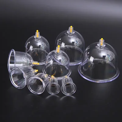 Traditional Chinese Medical Single Cupping Cups Body Massage Therapy Cupping Jar Disposable Single Plastic Cupping Cup