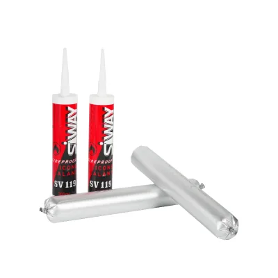 Siway SV119 Neutral One Component Silicone Adhesive Sealant-Fire Resistant Flame Retardant 100% Silicone Extreme Insulation