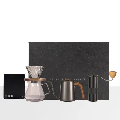 Factory Wholesale Coffee Gift Box Set Coffee Set Travel Portable Coffee Set