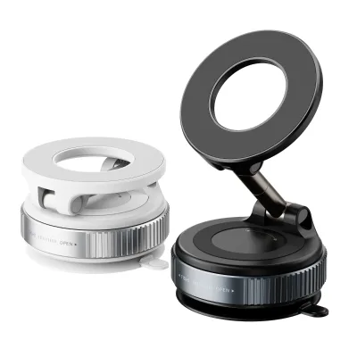 Custom Metal Finishes Available Premium Zinc Alloy Magnetic Car Phone Holder