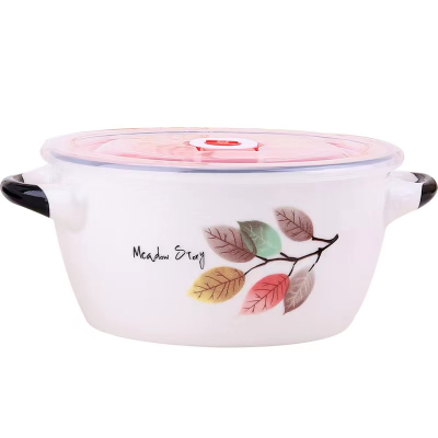 Logo Printing Ceramic Dish knorr Salad Dressing Cereal Cupcustom Printed Plastic Bowl Dough Bowl Cupcustom Printed Plastic Bowl