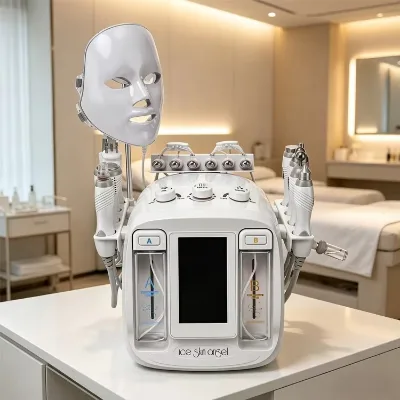 Latest  Desktop Small Bubble Facial Machine Hydra Dermabrasion Hydrogen Oxygen Technology Face Lift Feature