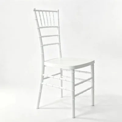 Wholesale Monobloc Hotel and Outdoor Wedding White Plastic Chiavari Chair