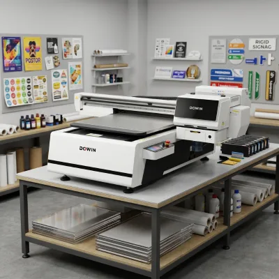 Multifunctional 6040 UV Inkjet Printer I3200 for Acrylic Advertising Signs Crystal Labels Custom Printing