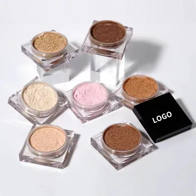 High Quality No Logo Cosmetics Loose Powder Face Foundation Makeup