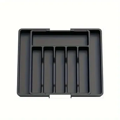 Extra Large Expandable Silverware Organizer, BPA-Free Food-Safe Cutlery Flatware Organizer, Kitchen Utensil Drawer Organizer