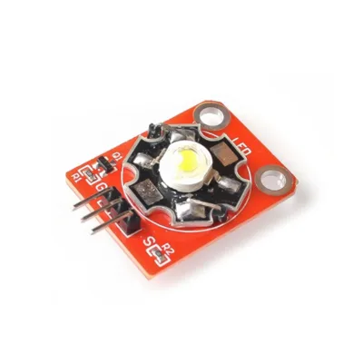 3W High-Power KEYES LED Module with PCB Chassis for Arduino STM32 AVR White Red Yellow Blue Green Purple LED High Power Module