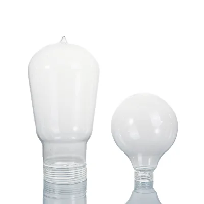 Handmade Customized Borosilicate Glass Globe Bulb Light Cover with Inner Thread Mouth for Indoor Lighting Parts Fixture