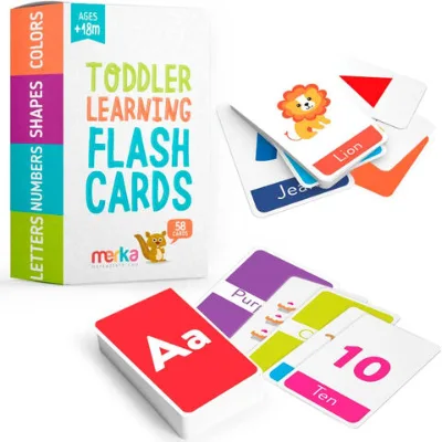 Alphabet Flash Cards for Toddlers 2-4 Years Learning Toy Educational Preschool Toddler Flashcards