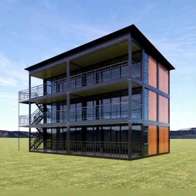 2 3 Floors Prefab Modular Container House Easy Assembly Villa Home Prefabricated Luxury Hotel Office Building Holiday Living
